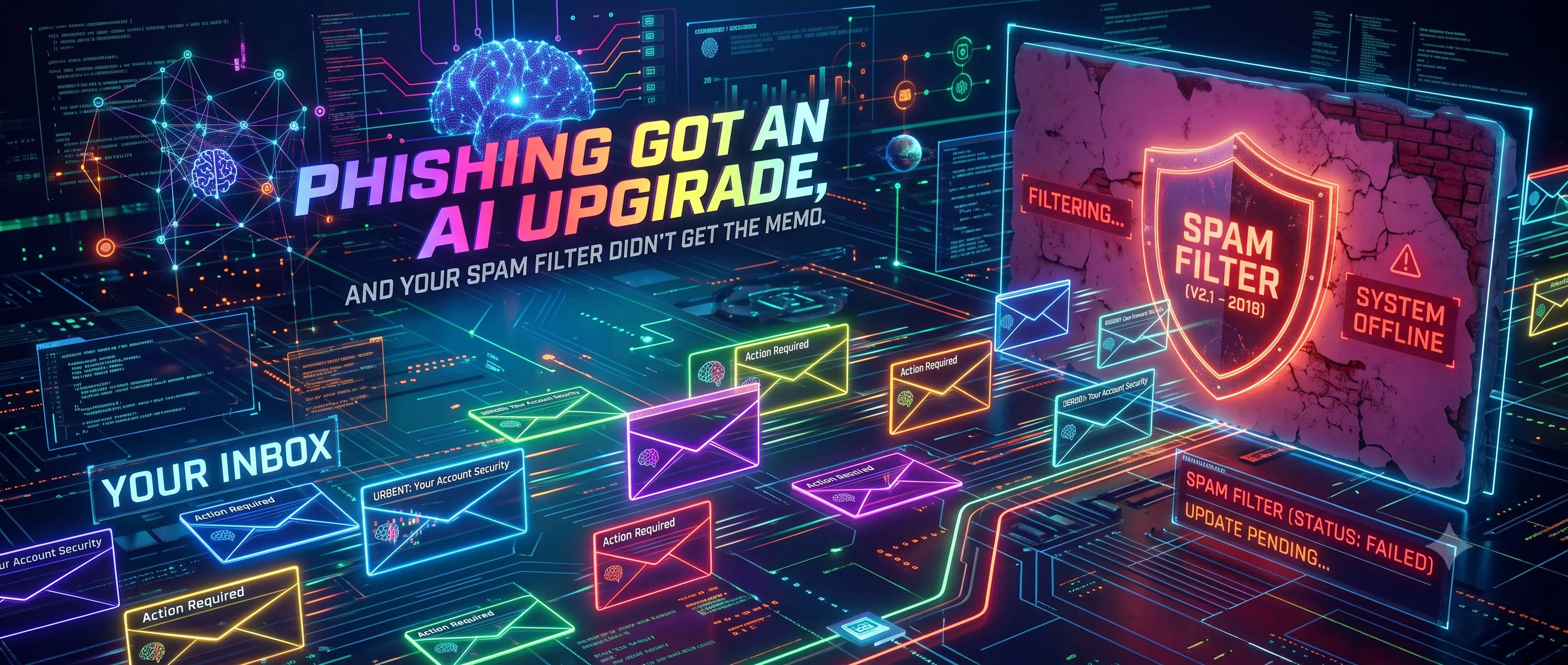 Phishing Got an AI Upgrade, And Your Spam Filter Didn't Get the Memo