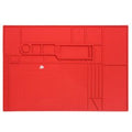 GRIP Heat Resistant Insulated Rubber Work Mat (Red) (15x21.75 Inches)
