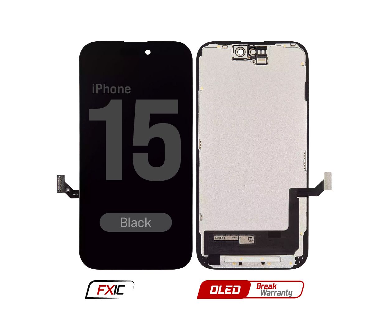 FX5 Soft OLED iPhone 15 assembly view