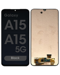 Samsung Galaxy A15 (A155/2023) / A15 5G (A156/2023) - Refurbished OLED Screen and Digitizer Assembly w/ Frame (Black)