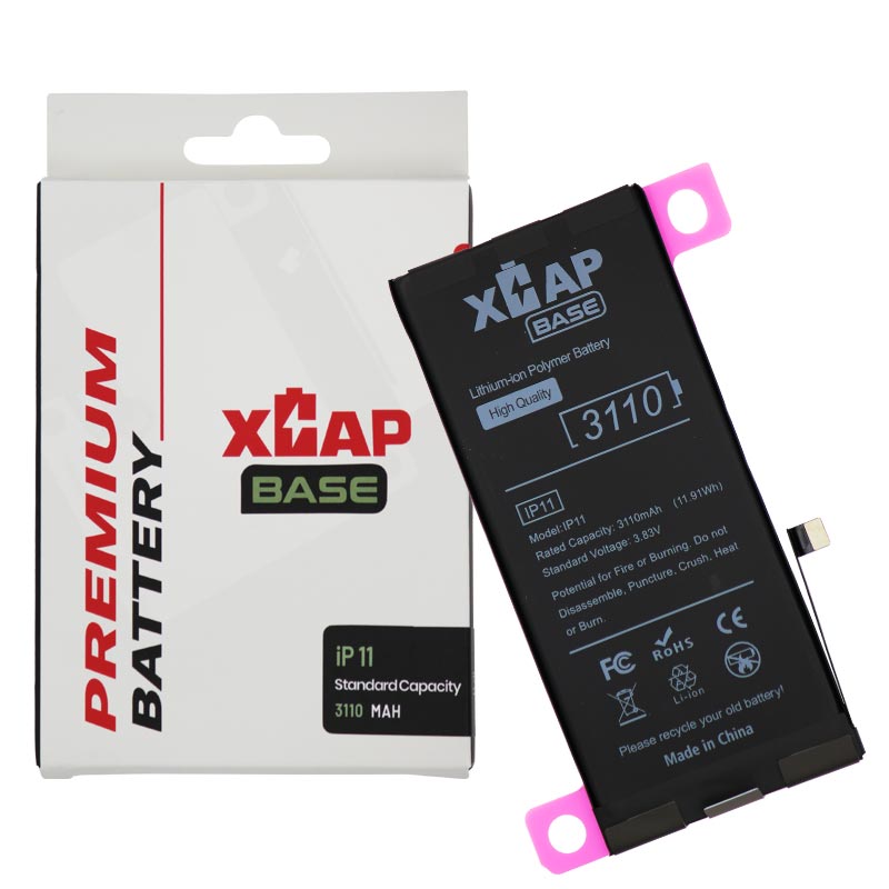 iPhone 11 - XCAP BASE Standard Capacity Battery (3110 mAh)