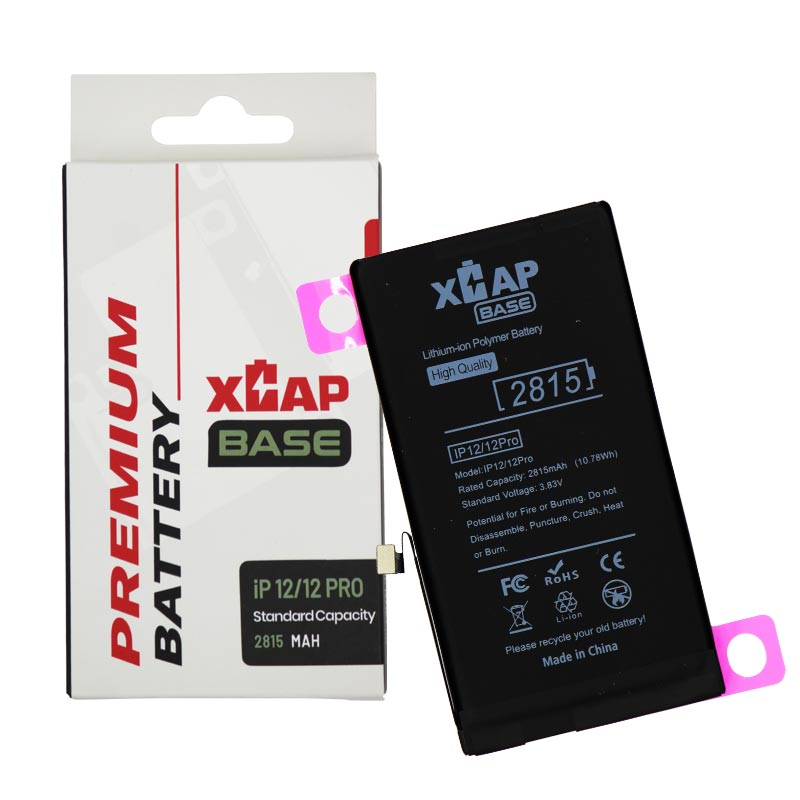 iPhone 12 / 12 Pro - XCAP BASE Standard Capacity Battery (2815 mAh)