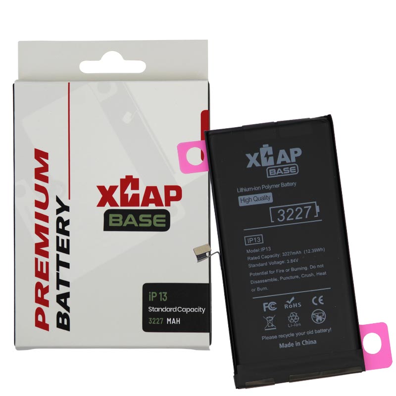 iPhone 13 - XCAP BASE Standard Capacity Battery (3227 mAh)